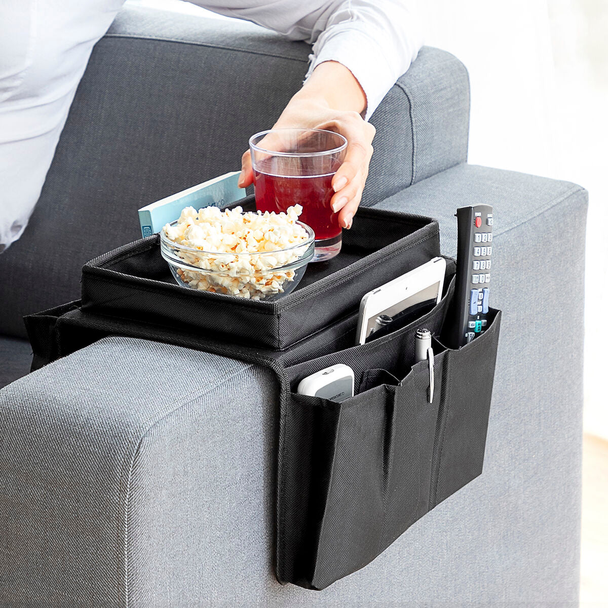 InnovaGoods Sofa-Tray & Organizer – Komfort & Ordnung direkt am Sofa!